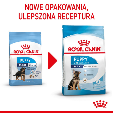 Royal Canin Maxi Puppy 15kg Karma Sucha Dla Szczeniąt Ras Dużych + Szampon VetExpert 250ml
