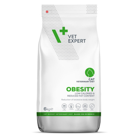 Vet Expert Obesity Sucha Karma Dietetyczna Dla Kota Z Drobiem 6kg Redukcja Masy Ciała