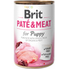 Brit Pate&Meat Mokra Karma Dla Szczeniąt z Kurczakiem i Indykiem Puszka 24x400g