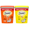 Dreamies z Kurczakiem i Serem Mega Pudełko 2x350g Przysmak Dla Kota Chrupiące Paszteciki Z Nadzieniem