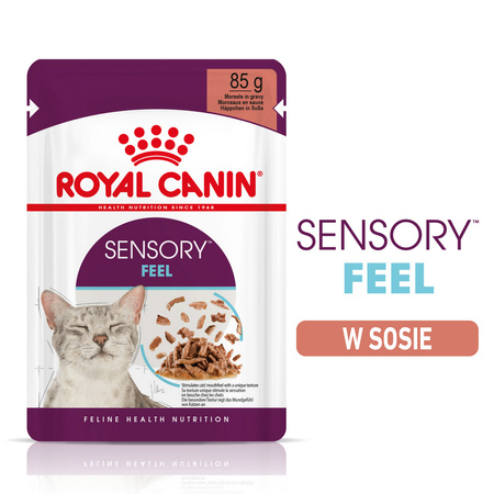 ROYAL CANIN Sensory Feel Gravy 85g Mokra Karma Dla Kotów Wybrednych
