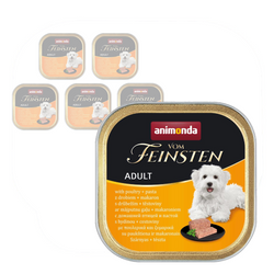 Animonda Vom Feinsten  Mokra Karma Dla Psa 6x150g Drobiowa Z Makaronem