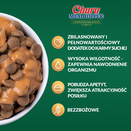 Inaba Dog Meal Topper 5x56g Przysmak Pasta Dla Psa z Kurczakiem i Łososiem 4+1 GRATIS