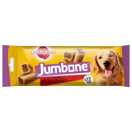 Przekąska dla psa PEDIGREE JUMBONE MEDIUM 180G smaczny gryzak z wołowiną