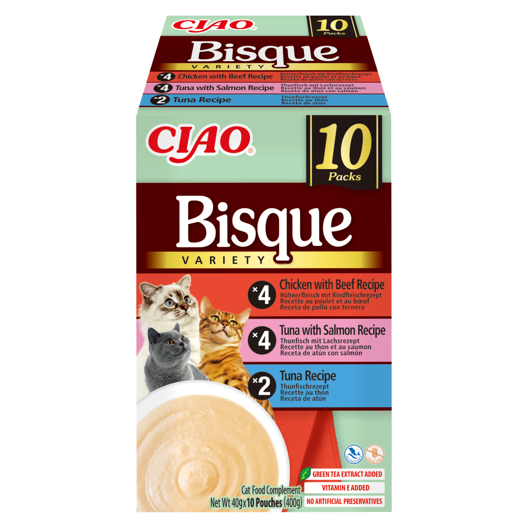 Inaba Cat Ciao Bisque Uzupełniająca Karma Dla Kota Zupa Krem.