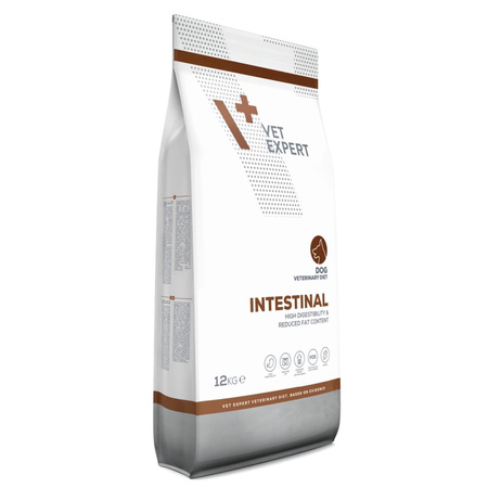 Vet Expert Intestinal Sucha Karma Weterynaryjna Dla Psa Z Drobiem 12kg Zaburzenia Trawienia