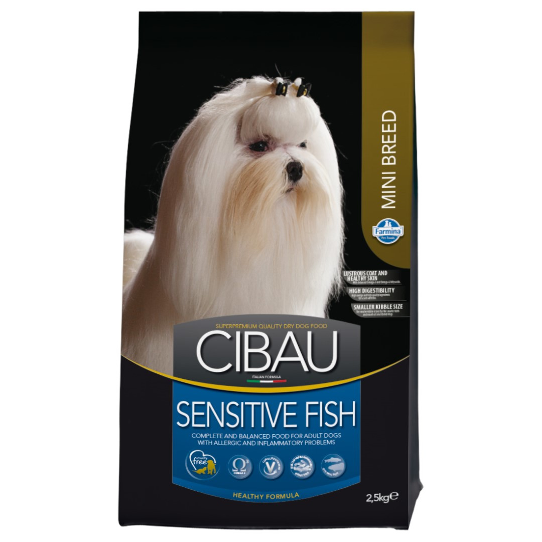 Farmina Cibau Sensitive Fish Mini Sucha Karma Dla Dorosłych Psów Ras Małych