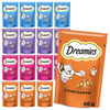 Dreamies 16x60g (960g) Chrupiące Przysmaki Dla Kota Z Kremowym Nadzieniem Mix 4 Smaków