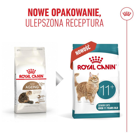 Royal Canin Ageing 11+ Karma Sucha 2kg Dla Kotów Dojrzałych Po 11 Roku Życia