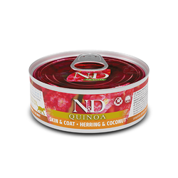 N&D Cat Quinoa Herring & Coconut 80g Mokra Karma Dla Kota Śledź Z Kokosem