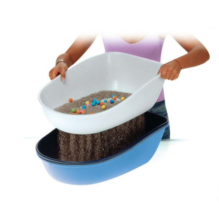 Kuweta dla Kota ZOLUX FURBA z sitkiem 39x59x22 cm kol. zielonobrązowy