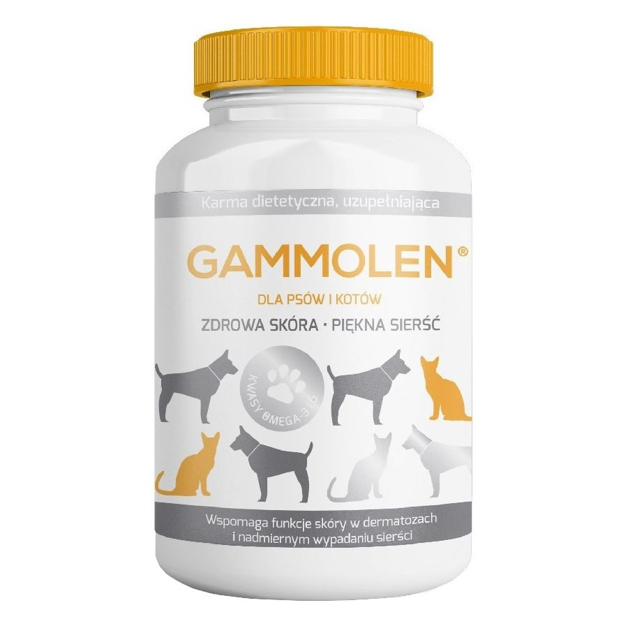 Suplement dla zdrowej skóry psów i kotów Gammolen