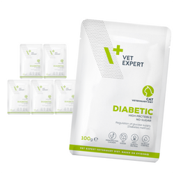 VetExpert Veterinary Diet Diabetic Cat 6x100g Mokra Weterynaryjna Karma Dla Kotów Z Cukrzycą