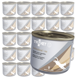 Trovet Intestinal FRD 24x200g Dietetyczna Mokra Karma z Kurczakiem i Łososiem Dla Kotów z Zaburzeniami Jelitowo - Żołądkowymi