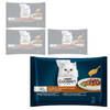 Purina Gourmet Perle Fileciki w Smakowitym Sosie 16x85g Mokra Karma Dla Kota z Kurczakiem i Wołowiną
