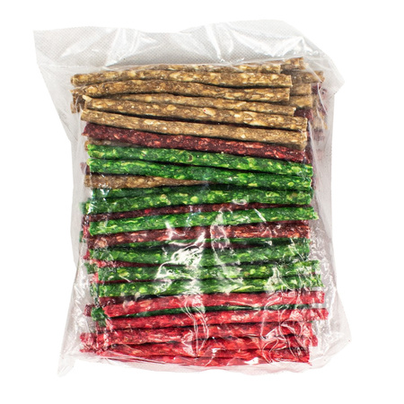 Maced Mix Przysmaków Dla Psa Patyczki Kabanos Mix 100szt. 600g + Szaszłyki Z Jagnięciną 500g