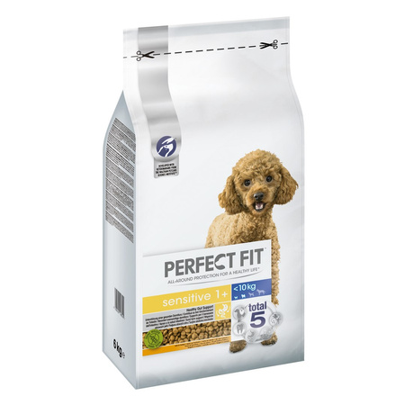 Perfect Fit Sucha Karma Dla Wrażliwych Dorosłych Psów Małych Ras Bogata W Indyka 6kg
