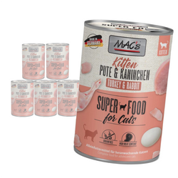 MAC's Kitten 6x400g Mokra Karma Dla Kociąt Indyk Królik