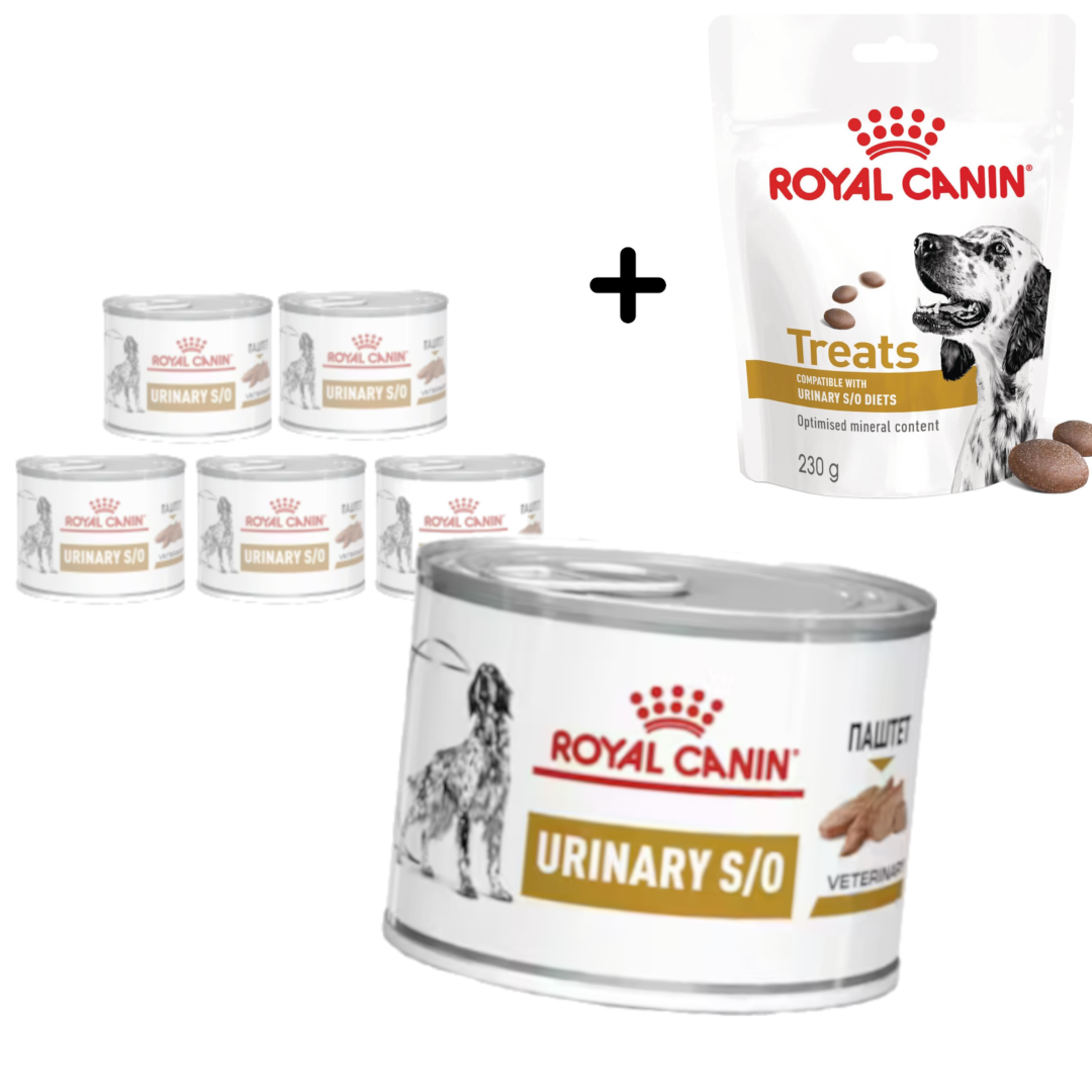 Royal Canin Veterinary Urinary S/O Loaf 6x200g Mokra Karma Pasztet Dla Psów Na Kamienie Struwitowe