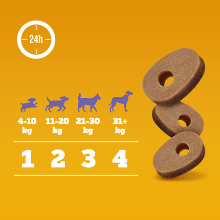 Pedigree Multivitamins Trawienie 180g Karma Uzupełniająca Dla Dorosłych Psów o Smaku Kurczaka