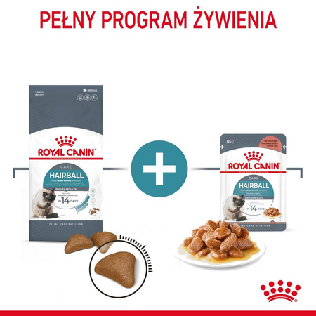 Royal Canin Hairball Care 6x85g Mokra Karma Dla Kotów Dorosłych w Sosie Eliminacja Kul Włosowych