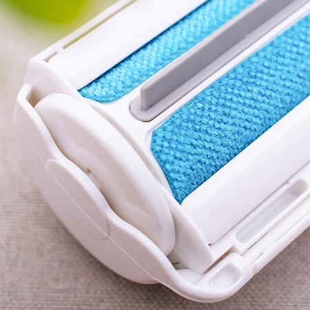 SZCZOTKA wałek rolka DO CZYSZCZENIA Z SIERŚCI Psa Niebieska