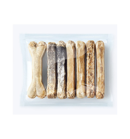 John Dog Kość do żucia MIX 12 cm / 7 szt smakołyki gryzaki dla psa