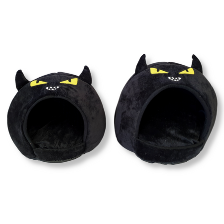 Legowisko Budka Dla Kota Psa Czarna Okrągła Jaskinia S