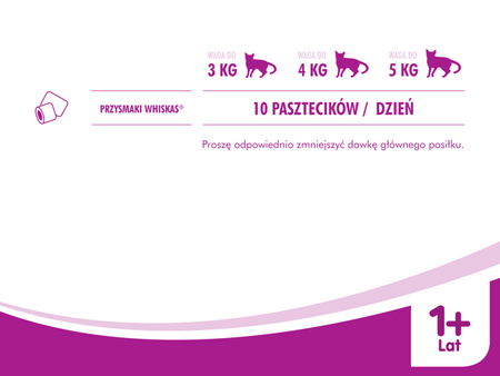 WHISKAS Anti-hairball 8x 50g - odkłaczający przysmak dla kota