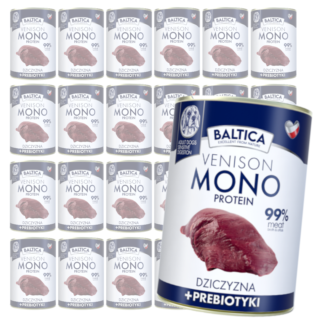 Baltica Monoprotein Dziczyzna Prebiotyki Mokra Karma Dla Psa