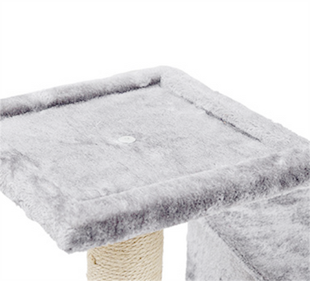 Drapak Drzewko Domek Dla Kota 120cm z Hamakiem Szary