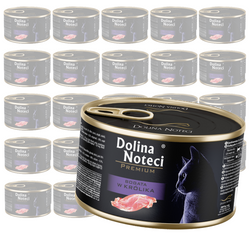 Dolina Noteci Premium 24x185g Mokra Karma Dla Kota Bogata w Królika