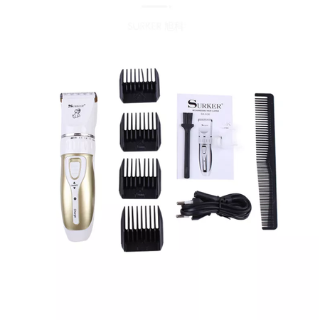 Surker Bezprzewodowa Maszynka Do Strzyżenia Krótkich I Długich Włosów Dla Psów I Kotów