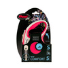 FLEXI Smycz automatyczna New Comfort S Linka 5 m do 12kg kol. Czerwony