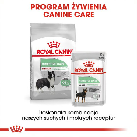 Royal Canin CCN Medium Digestive Care 3kg Karma Sucha Dla Psów Ras Średnich O Wrażliwym Przewodzie Pokarmowym