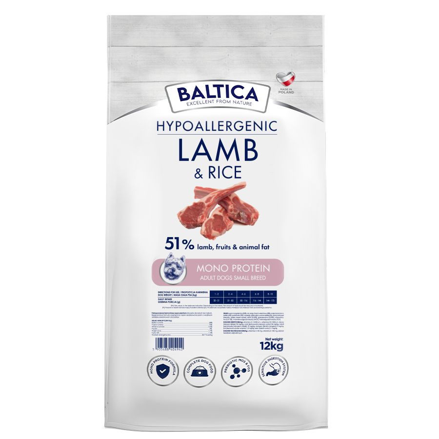 Baltica Adult Hipoalergiczna Sucha Karma Dla Psów Miniaturowych i Małych Ras