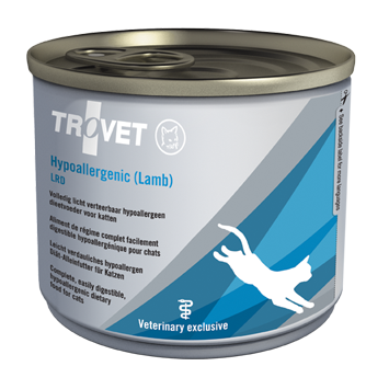Trovet Hypoallergenic LRD 12x200g Lekkostrawna Mokra Karma Dietetyczna z Jagnięciną Dla Kotów z Nadwrażliwością Pokarmową