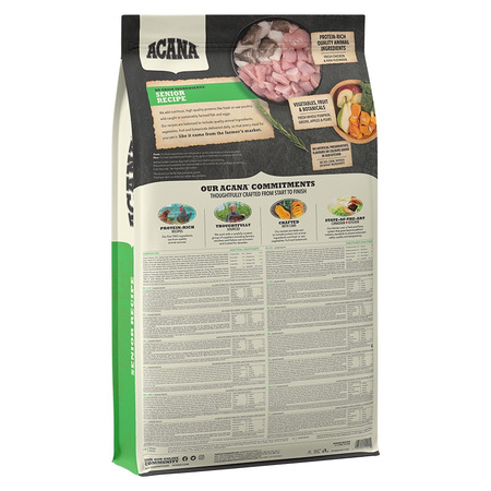 Acana Senior Recipe 11,4kg Sucha Karma Dla Starszych Psów z Kurczakiem i Morszczukiem