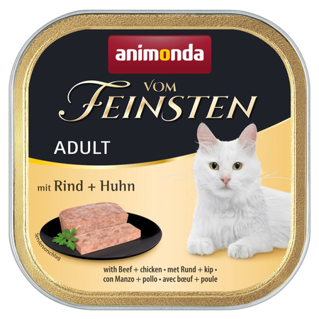 Animonda Vom Feinsten Adult 8x100g Mokra Karma dla Kota Mix Smaków