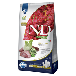 Farmina N&D Quinoa Dog Digestion 7kg Sucha Karma Dla Dorosłych Psów Średnich i Dużych Ras z Jagnięciną