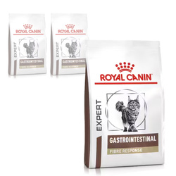 Royal Canin Veterinary Gastrointestinal Fibre Response 3x400g Sucha Karma Dla Kotów Wsparcie Układu Pokarmowego