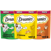 Dreamies Mega Pack 3x180g (540g) Chrupiące Przysmaki Dla Kota Z Kocimiętką Serem I Kurczakiem