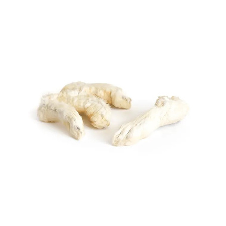 Petmex Łapki Królicze Z Futrem 500g Gryzak Naturalny Przysmak Dla Psa