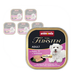 Animonda Vom Feinsten Mokra Karma Dla Psa 6x150g Z Kurczakiem Jajkiem I Szynką