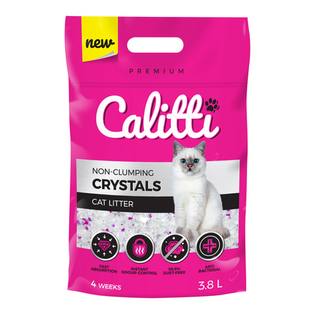 CALITTI CRYSTALS Żwirek Silikonowy Dla Kota 8x 3.8L