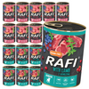 Rafi Junior Mokra Karma dla Szczeniąt 20x400g Mix Smaków Jagnięcina Cielęcina