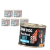 John Dog Pure Black Deer Puppies 6x200g Mokra Karma Dla Szczeniąt Z Jeleniem