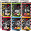Alpha Spirit Mix 6 Smaków 12x400g Bezzbożowa Mokra Karma Dla Psów Królik Kaczka Wołowina Indyk Łosoś Kurczak