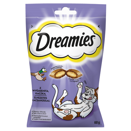Dreamies z Wyśmienitą Kaczką 60g Przysmaki dla kota