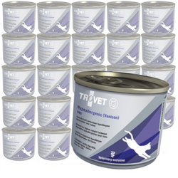 Trovet Hypoallergenic VRD 24x200g Lekkostrawna Mokra Karma Dietetyczna z Dziczyzną Dla Kotów z Nadwrażliwością Pokarmową